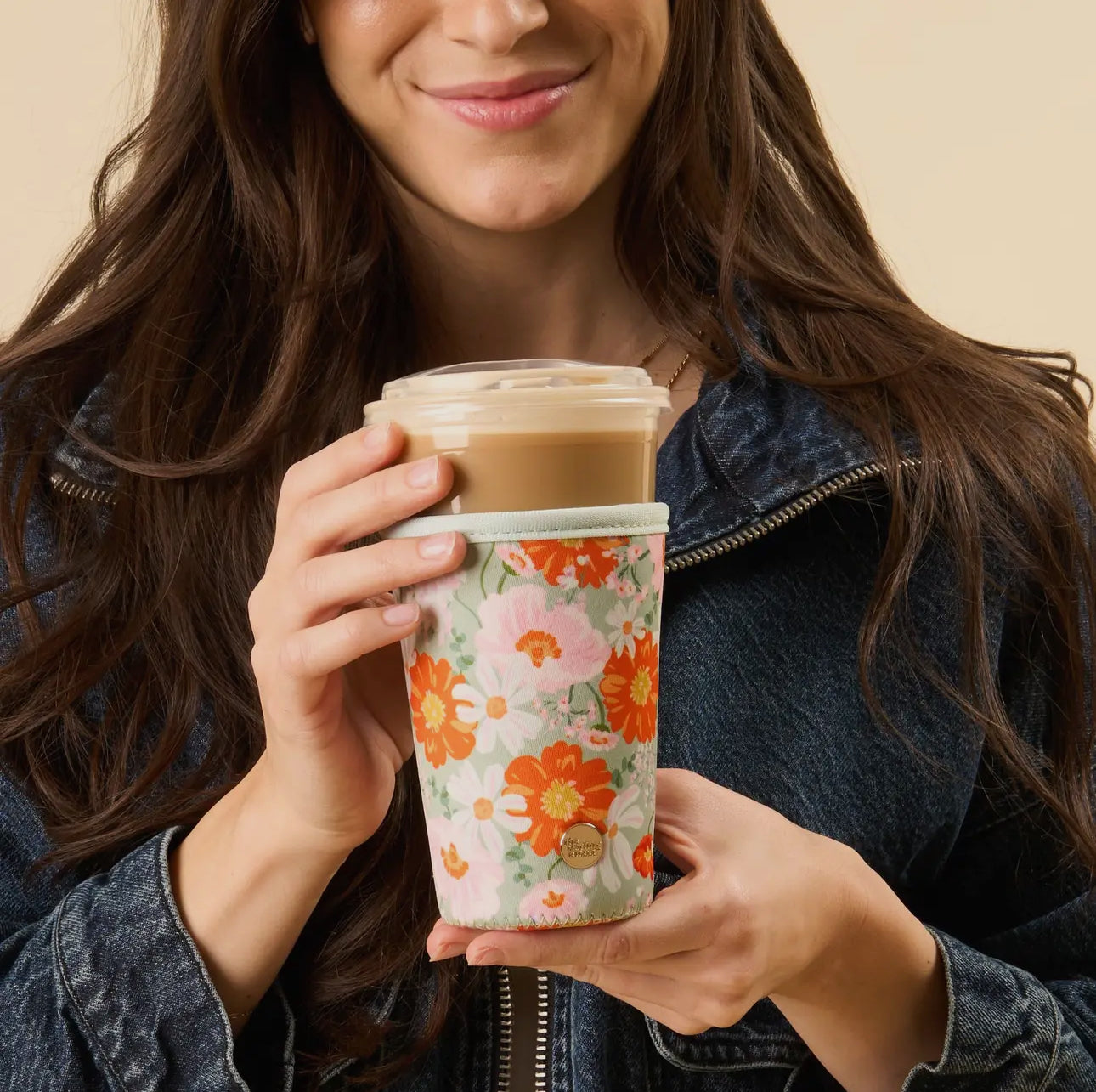 Sage Bouquet Beauty Drink Sleeve - Large