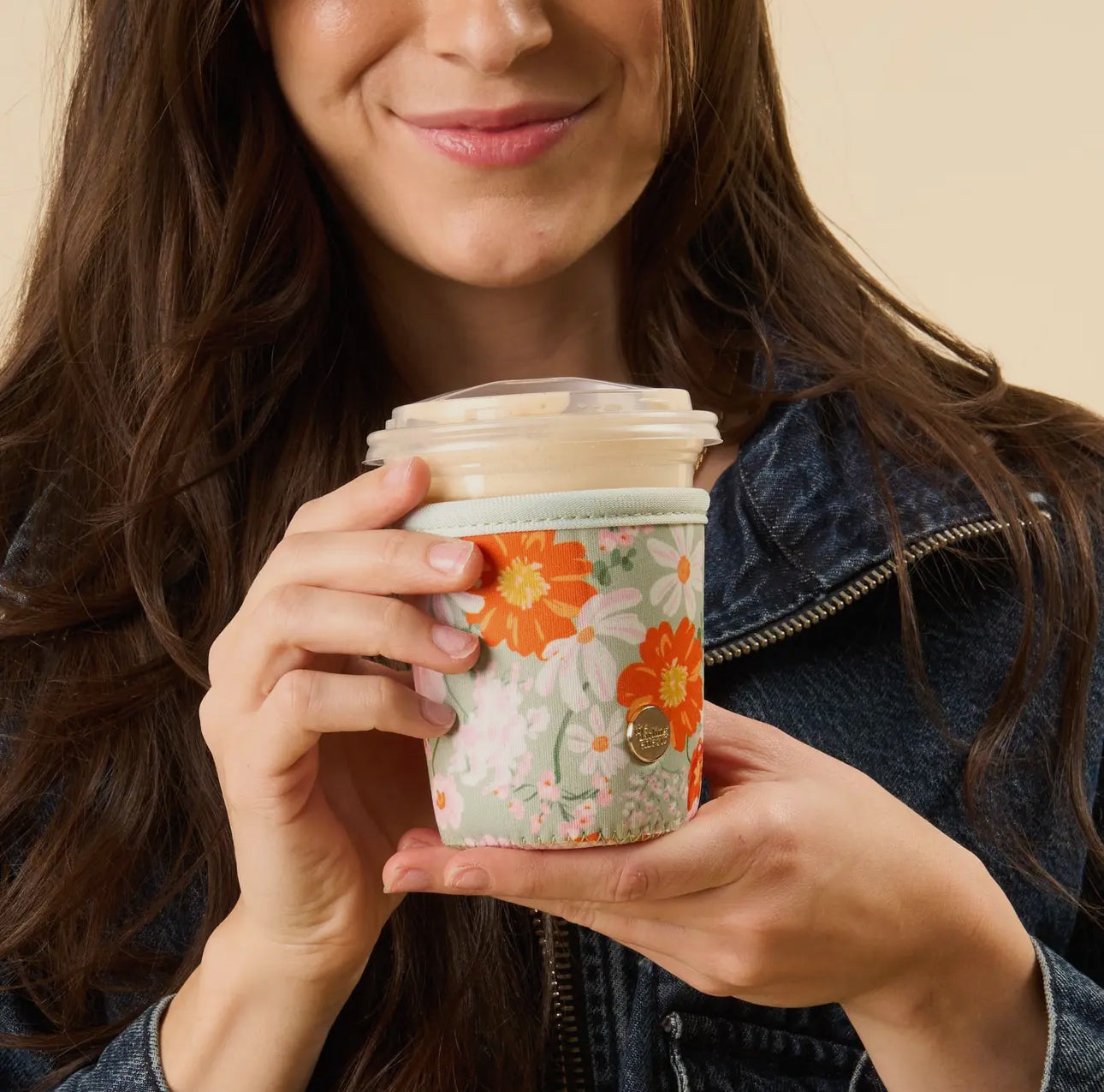 Sage Bouquet Beauty Drink Sleeve - Small