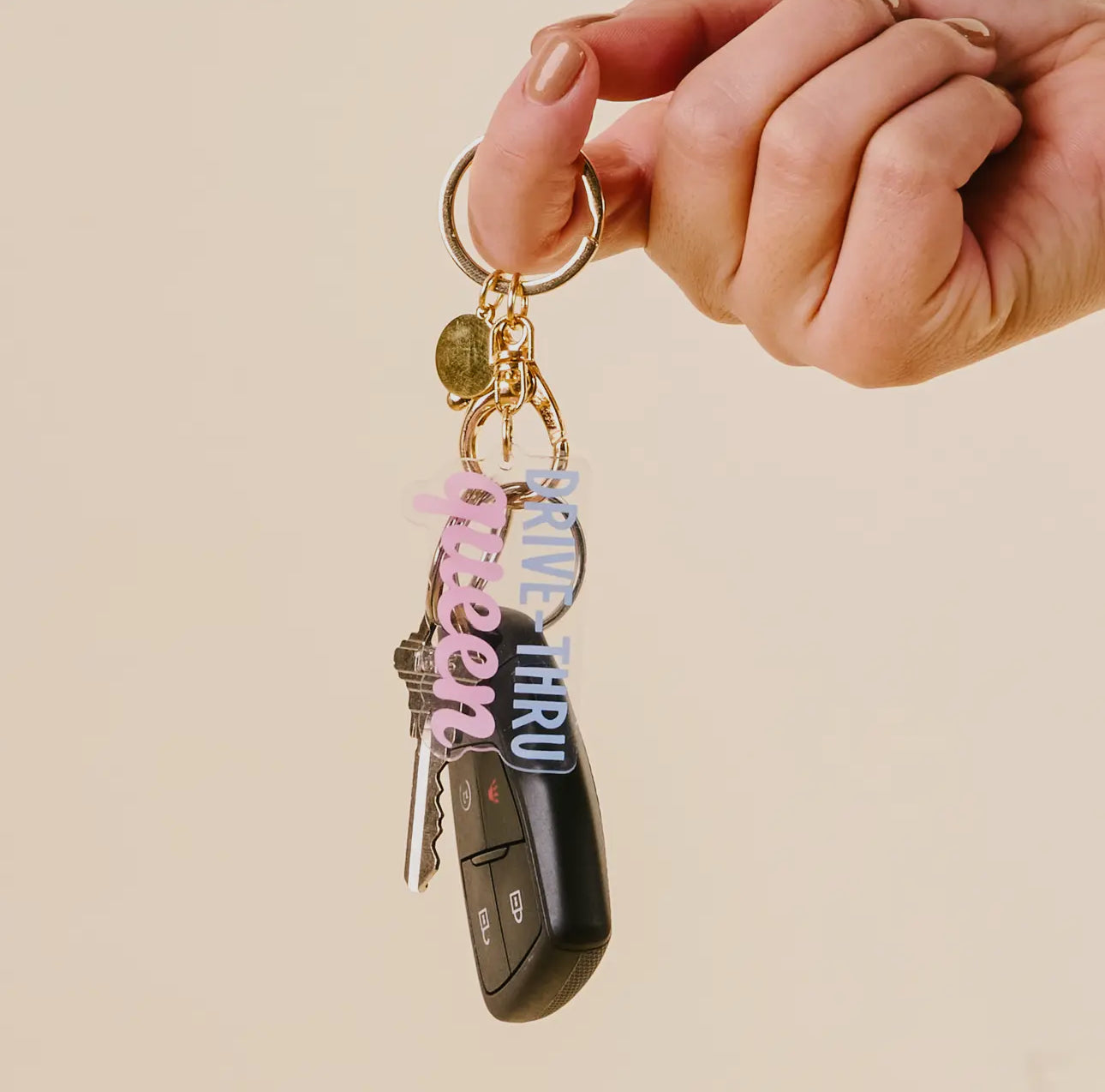 Drive-Thru Queen Keychain