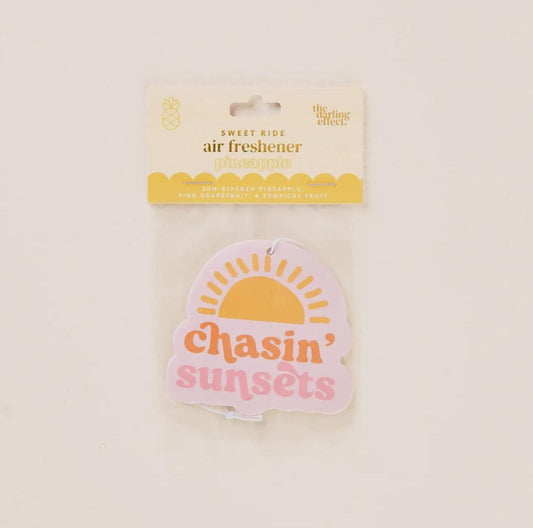 Chasin Sunsets Air Freshener - Pineapple