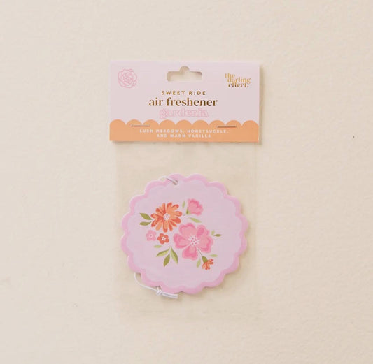 Dainty Floral Pink Air Freshener - Gardenia