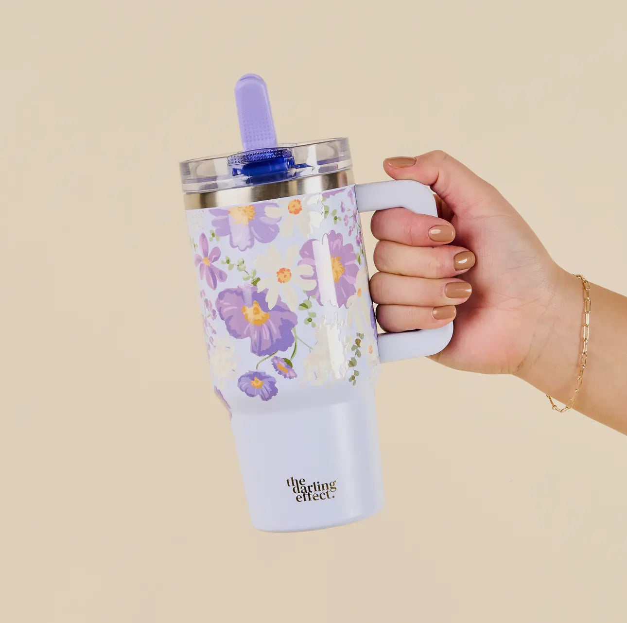 20 oz. Bouquet Beauty Purple Tumbler