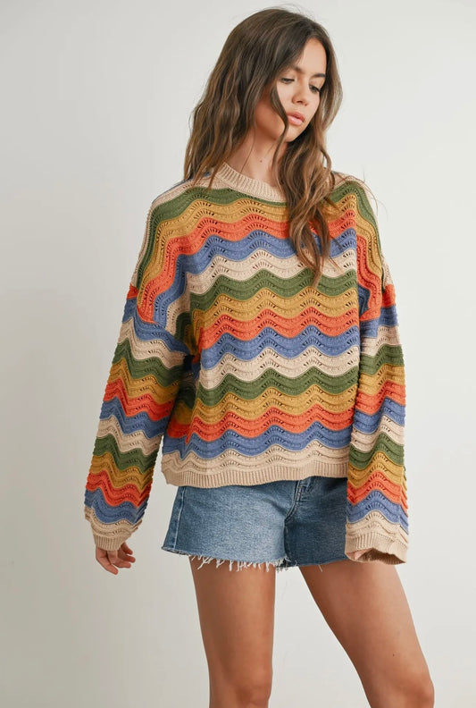 Color Block Sweater