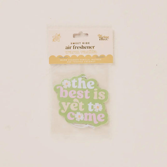 The Best is Yet to Come Air Freshener - Warm Vanilla