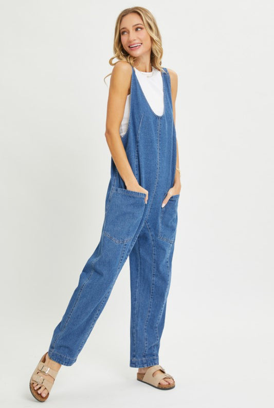 Denim Blue Jumpsuit