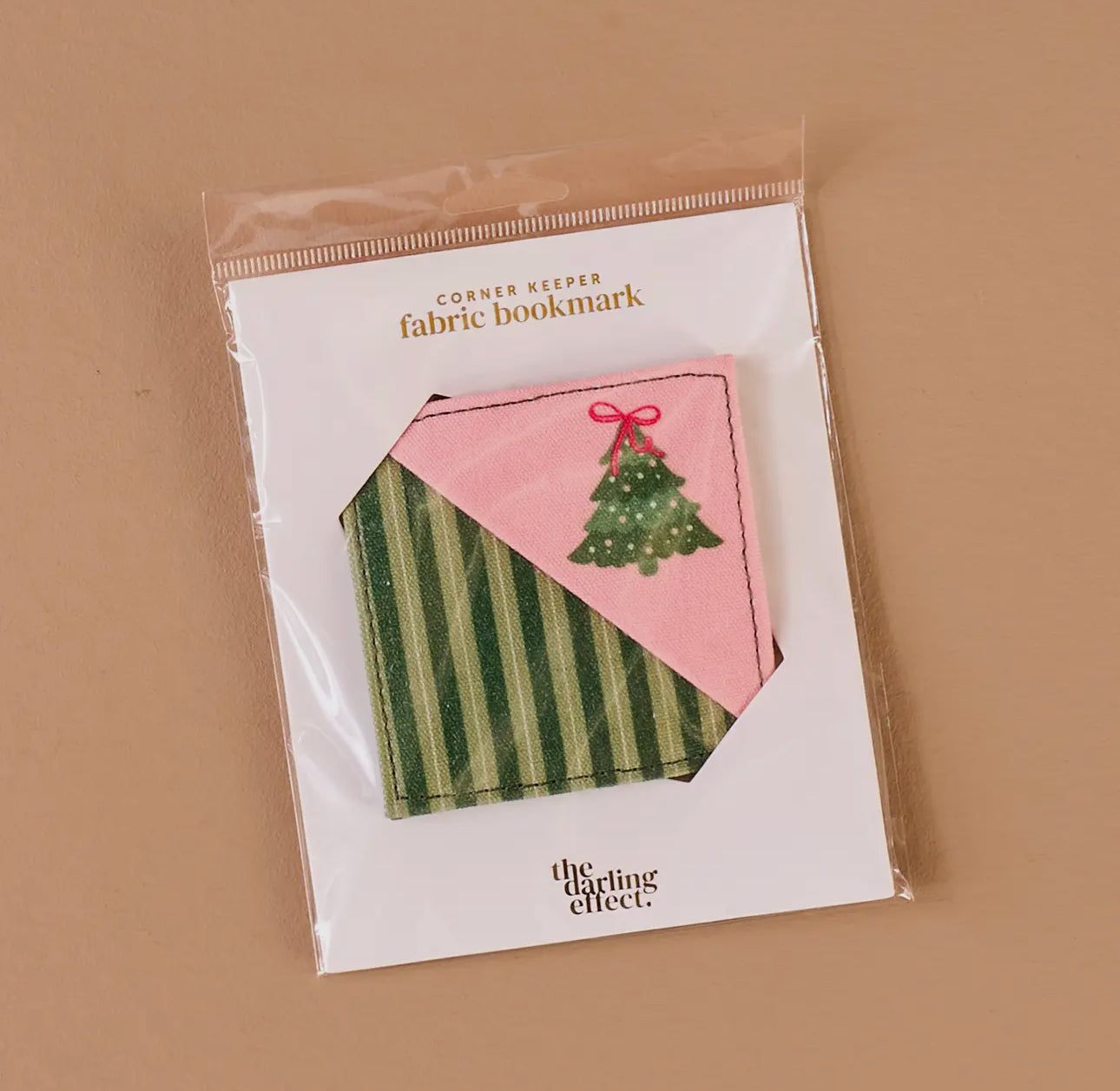 Twinkling Tree - Corner Fabric Bookmark