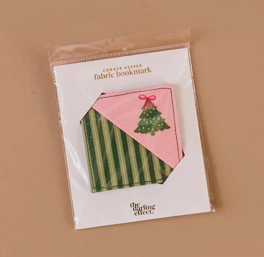 Twinkling Tree - Corner Fabric Bookmark
