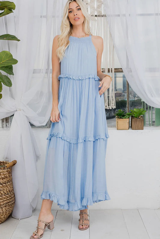 Powdered Blue Dress