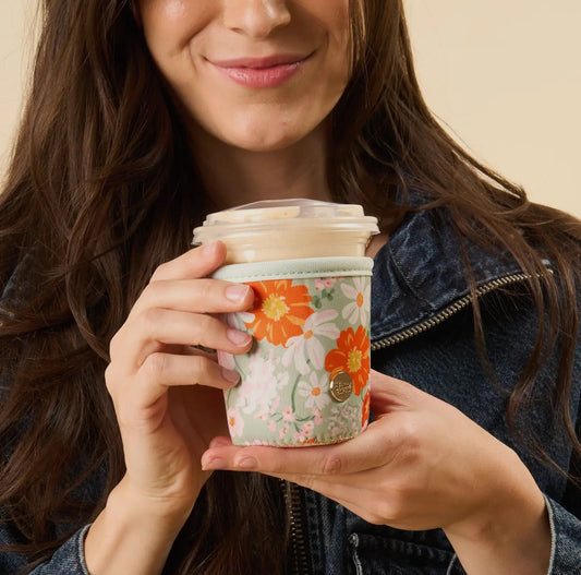 Sage Bouquet Beauty Drink Sleeve - Small