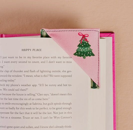 Twinkling Tree - Corner Fabric Bookmark