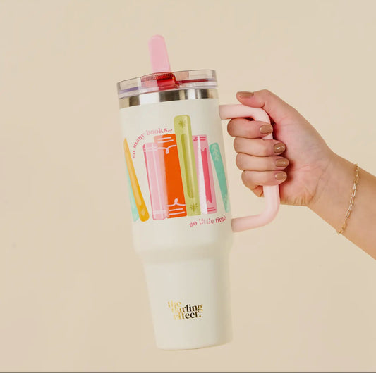 So Many Books - 40 oz. Tumbler