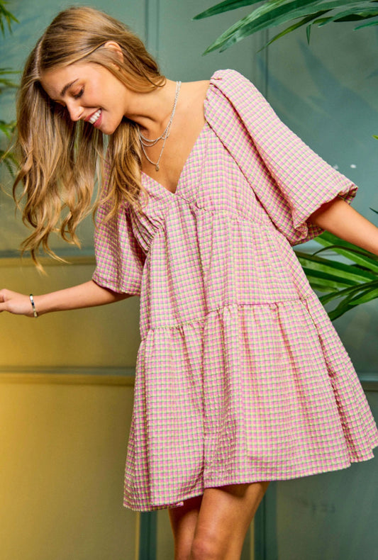 Checkered Romper