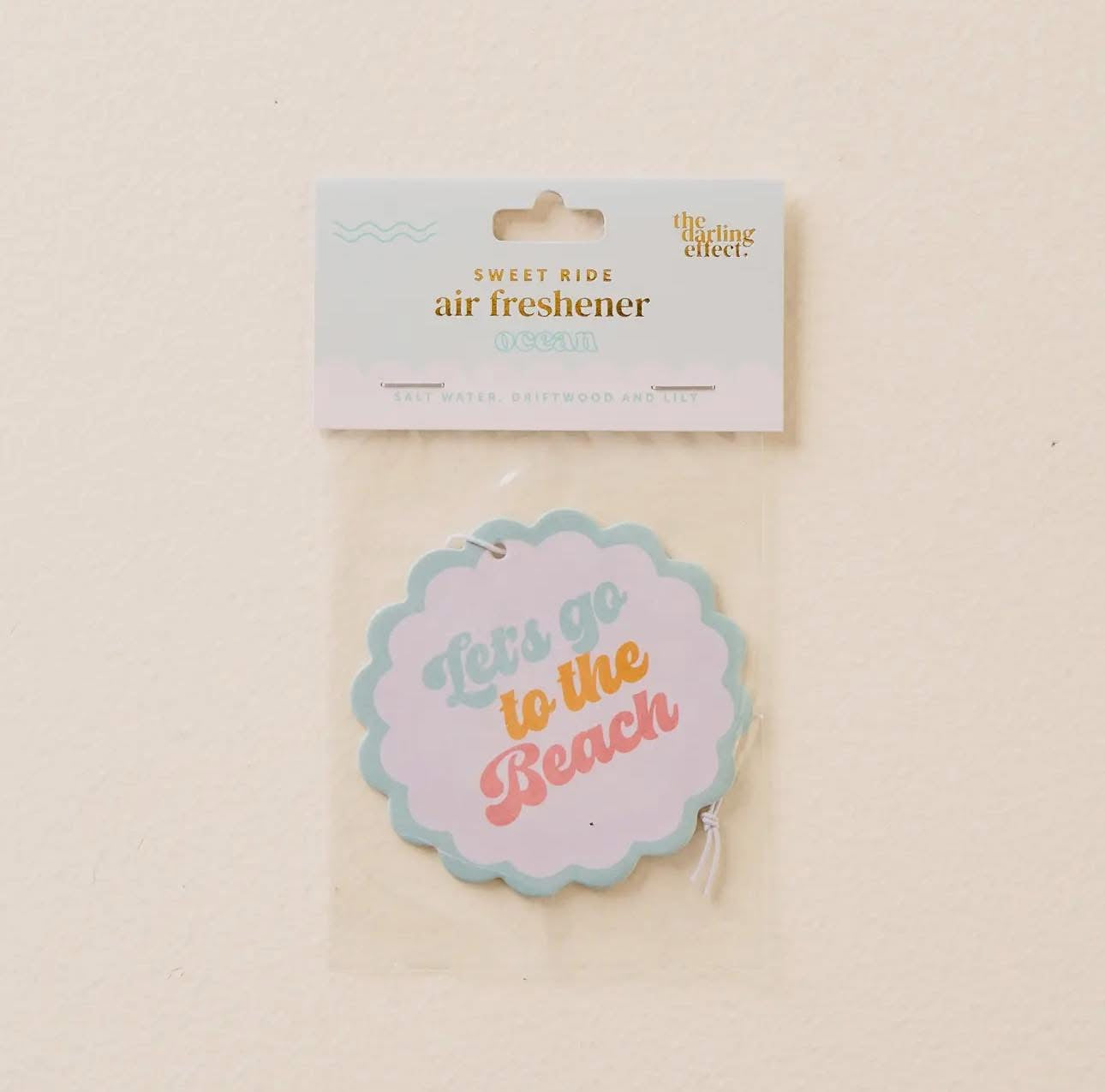 Let's Go To The Beach Air Freshener - Ocean